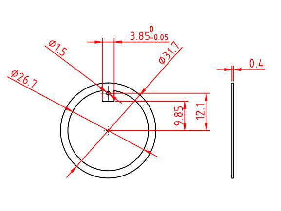 小电机圆环垫片