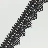 Têxteis para Casa Personalizados Acessórios de Vestuário Renda 3,8 cm Preto e Branco Renda Solúvel em Água Renda Recortada