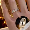 Anillo de Gipsófila para Mujer, Diseño de Nicho, Moderno, Tendencia, Estilo Fresco, Accesorio de Mano Versátil