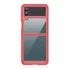 Adequado para Samsung Galaxy Z Flip 4 5g Acrílico Dois-Em-Um Transparente Capa Protetora para Celular