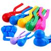 Pinza para nieve niños niños clip de plástico engrosado herramienta para nieve invierno exterior juego en la nieve juguete de nieve clip para bola de nieve