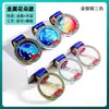Medalla de Metal Colgante Personalizada Maratón Bádminton Niños Baloncesto Fútbol Juegos Medalla de Cristal Dorada