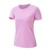 Camiseta de Seda de Hielo Elástica de Secado Rápido para Parejas de Verano Ropa Deportiva Casual para Exteriores Fitness Talla Extra Manga Corta Unisex
