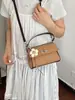 Bolsa Transversal Nova Moda Transfronteiriça Simples para o Dia a Dia Bolsa de Ombro Tendência Elegante Versátil Bolsa Quadrada Pequena de Luxo