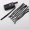 Em Estoque Cordão Resistente ao Desgaste 6mm para Walkie-Talkie, Cordão de Nylon Preto para Garrafa de Água, Cordão Pequeno Espessado para Pulso de Garrafa de Água