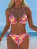 Bikini Sexy de Dos Piezas Transfronterizo Europeo y Americano Nuevo de Verano 2027 Traje de Baño de Moda para Mujer Ropa de Baño para Vacaciones en la Playa Mujer
