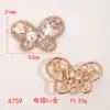 Gu Meng Maçã Exquisite Amor Acessórios Versátil Temperamento Liga de Zinco Acessórios Acessórios Disco Fivela de Diamante Acessórios Manuais DIY