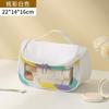 Bolsa de cosméticos portátil de viaje de PU, impermeable, gran capacidad, para guardar cosméticos, ideal para la natación