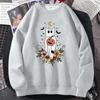 Sudadera de Fantasma de Halloween para Mujer Gato Fantasma Lindo Divertido