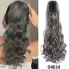 Comercio Exterior Transfronterizo Pelucas Europeas y Americanas Trenzadas, Coletas para Mujer, Cabello Largo Rizado, Extensiones de Coleta con Clip Invisible, Trenzas, Al por Mayor en Stock
