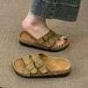 Sandalias Casuales de Moda Retro de Nicho con Suela Gruesa para Mujer, Calzado para Exteriores, Nuevo Modelo 2026, Sandalias Estilo Birkenstock de Celebridad de Internet