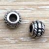 1 Nuevo colgante de cuentas espaciadoras de aleación de plata antigua estilo retro diy hecho a mano accesorios de joyería casera