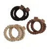 2026 Moda Lindo Oso Goma para el Cabello Cuerda para Cola de Caballo Alta Accesorio para el Cabello Otoño e Invierno Anillo de Pelo de Felpa Alta Elasticidad Cuerda para el Cabello Duradera