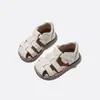 Nuevas Sandalias de Verano 2026 para Niños, Zapatos para Niñas Pequeñas, Zapatos de Cuero Transpirables Huecos de Suela Suave para Bebés