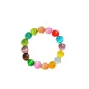 Pulsera y collar de alta calidad con piedras artificiales de ojo de gato en colores primaverales