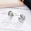Brincos High-End de Luxo Leve Europeus e Americanos da Moda, Presilhas de Orelha Dupla Face com Cabeça de Cobra, Brincos Personalizados com Zircônia Microincrustada Diários para Mulheres