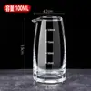 Dispensador de Bebida Alcoólica de Vidro para Casa Vinho Estrangeiro Decantador de Vinho Tinto Hotel Comercial tamanho pequeno 100ml Dispensador com Escala