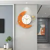 Relógio de Parede para Sala de Estar, Decoração Criativa, Silencioso, Moderno, Luxo Leve, Relógio Simples de Parede para Casa e Sala de Jantar, Dropshipping Disponível
