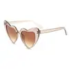 Nuevos lentes de sol en forma de corazón modernos lentes de corazón lentes de sol personalidad divertidos moda fiesta de cumpleaños