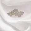 Broche de Laço Coração Simples para Mulheres, Corsage de Luxo, Alfinete Anti-Exposição para Gola Feminina, Alfinete de Cardigã, Acessório de Roupa