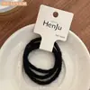 Set de Diademas de Felpa Suaves y Delicadas para el Cabello de Niñas, Bandas para el Cabello de Fieltro Duraderas de Alta Elasticidad, Gomas para el Cabello Básicas, Gomas para Coletas