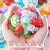 Nuevos Adornos Pequeños de Tortuga Luminosa de Resina Accesorios de Pegamento Crema Jenga DIY Tortuga Adornos de Coche Juguetes