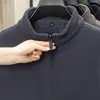 2026 Plus Veludo Engrossado Ollie Veludo Composto Grânulo Plus Veludo 680g Cardigan com Zíper Roupa Externa Bainha Canelada Masculino