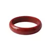 Pulsera Roja Geométrica de Resina Transfronteriza Europea y Americana, Moda para el Trabajo, Pulsera Simple y Versátil, Lujo Ligero, Sensación de Alta Gama, Joyería para Mujer