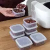 Versão Mini Recipientes para Preparo de Refeições com Arroz Integral Seguros para Freezer Seguros para Micro-ondas Caixa para Manter Fresco Caixa de Almoço Caixa para Natto Porcionamento Grau Alimentício