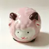 Adorno de Mascota de Té Pequeña Oveja de Cerámica, Linda Oveja Miau-Miau Decoración de Escritorio, Accesorio para Ceremonia del Té, Mascota Linda de Cerámica
