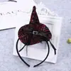 Nuevo Aro para el Cabello de Sombrero de Bruja de Halloween Accesorios para el Cabello de Fiesta de Festival para Niños Accesorios para el Cabello de Disfraces Fábrica Gorros Calientes