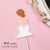 Decoração de Bolo Dia das Mães 2026 Ornamento Laço de Pérola Vista Traseira Feliz Dia das Mães Inserção de Acrílico