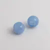 Pulseira de Acrílico com Contas Redondas de Furo Grande Estilo Chinês de Duas Cores Imitação de Jade Pulseira Flor para Sapato Balde de Contas Acessórios de Joias DIY para Roupas