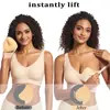 Almohadilla de pecho triangular de doble cara exclusiva transfronteriza, con forma de V invertida, engrosada, autoadhesiva, especializada para trajes de baño y sujetadores deportivos, con un inserto push-up