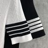 TEMPO RESPIRAR senhoras tb manga curta verão peito filhote bordado vermelho branco azul peito polo gola cardigan