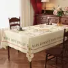 Toalha de mesa retrô americana, à prova d'água, à prova de óleo, lavável, resistente ao calor, sensação de luxo e alta qualidade, capa para mesa de centro, novo modelo 2026
