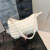 Bolsa de Burbujas Estilo Fresco Transfronteriza 2026 para Mujer, Bolso Suave Plegado para Debajo del Brazo, Bolso de Hombro de Moda Tendencia para Niñas, Versión Coreana