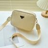 Bolso de Cámara Repujado Nuevo 2024 Bolso de Mujer Bolso Cuadrado Tejido para Mujer Bolso para Teléfono Móvil Bolso Versátil para Mujer
