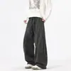 Pantalones de trabajo rectos estilo americano retro VIVA CAMELLO para hombre, nuevos pantalones largos casuales de pierna ancha para otoño, pantalones elegantes y geniales