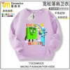 Ropa de Sudadera con Cuello Redondo y Bloques de Construcción Digitales Numberblocks para Niños y Niñas, Chaqueta Infantil Forrada de Felpa para Otoño e Invierno