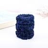 Anillo de pelo negro sin costuras, anillo para el pelo, cuerda para el pelo de mujer, base, base, banda de goma, funda de cuero, accesorios para el pelo de niños, suministro directo de fabricantes
