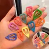 Mini Pasador de Pelo de 3 cm Pasador Dopamina Gota de Agua Pasadores Lindos Sencillos para Niños Accesorios para el Cabello Brillo Flequillo Pin BB Adorno para la Cabeza