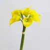 Flor artificial Lirio de Cala tacto Arum decoración de sala de estar mesa flores falsas suministro transfronterizo pegamento suave ramo al por mayor