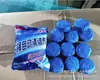 Bloques Azules de Burbujas para Limpieza de Inodoros Empacados Transfronterizos 10 Piezas Limpiador de Inodoros Desodorante de Baño