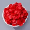 Novos acessórios de boneca de casca de fruta para olhos e narizes, figura de brinquedo feita à mão, materiais de decoração DIY para bonecas de vagem