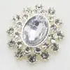 Versión coreana de los nuevos accesorios DIY de aleación, pedrería y acrílico de 25*28 mm, hebilla para bufanda, broche, prendedor