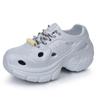 Zapatos de Playa Super Suaves Ligeros para Mujer Verano Suela Gruesa Huecos Tacón de Bolsa Baotou Vacaciones en la Playa Aire Libre Zapatos para Vadear
