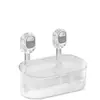Estante de Almacenamiento con Ventosa Estante de Baño Sin Taladro Cesta Colgante para Lavabo de Inodoro Estante de Almacenamiento Montado en la Pared