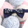Lyle em estoque gravata borboleta masculina de camada dupla moda executiva gravata borboleta multicolorida flor de laço acessórios de terno personalidade fabricantes de gravata borboleta