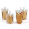 Bolsas con Boquilla de Succión de Medicina Tradicional China, Bolsas para Bebidas de Jugo, Bolsas Desechables Portátiles para Sopa de Ciruela Ácida y Sopa de Leche de Soya, Bolsas de Diámetro Grande para Detergente